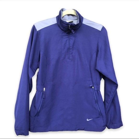 Nike Jackets & Blazers - Nike Golf Y2K Women's X-Small 1/4 Zip Jacket Windbreaker Pullover Purple  416435